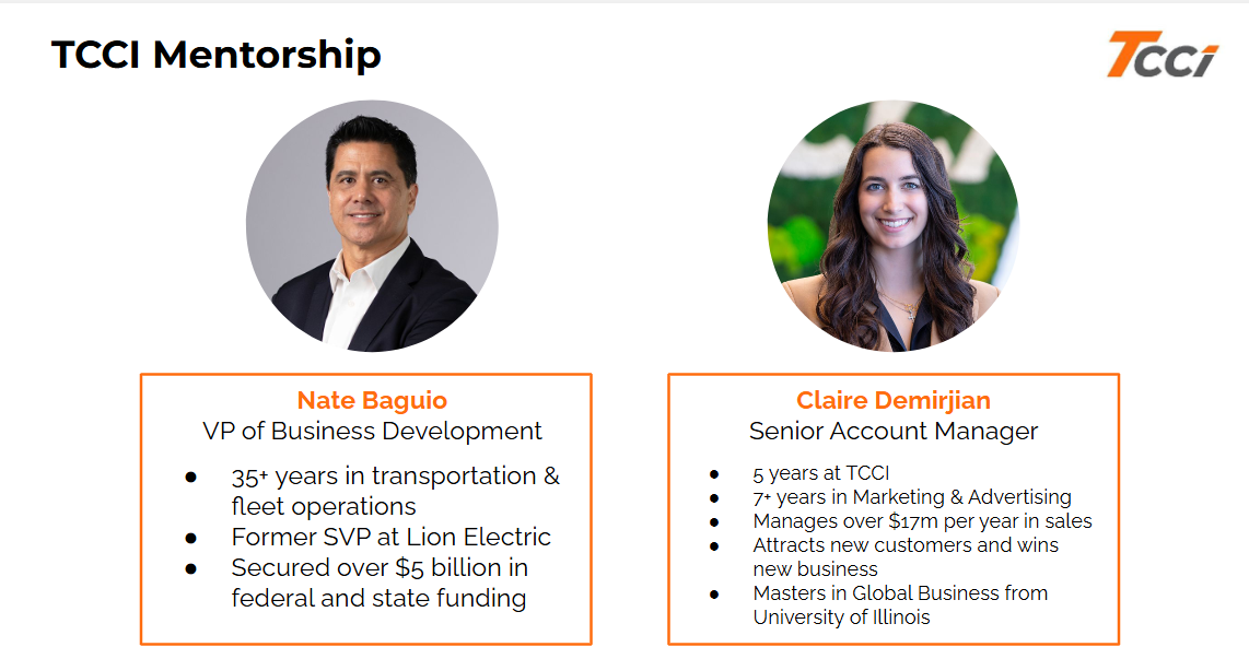 TCCI Mentors for EcoCAR UCR Communications Subteam 