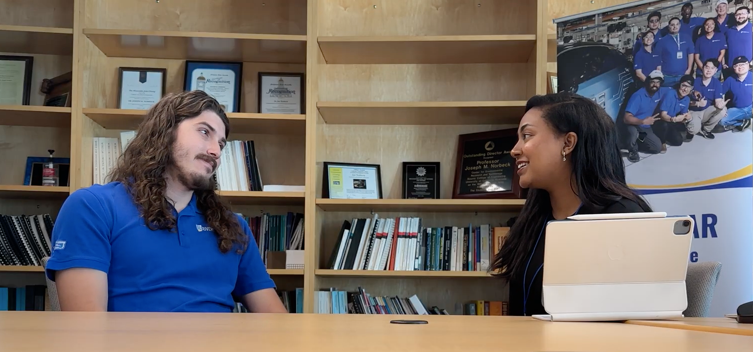 Semaria Kebede and Gage Shaddock