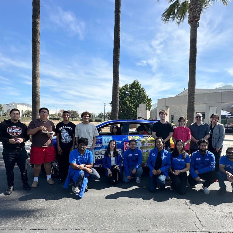 EcoCAR UCR hosts California School for the Deaf Riverside Students at CE-CERT
